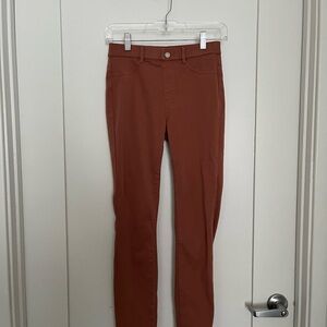 Uniqlo Women's Skinny Pants - Rust